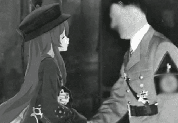 neo-Nazi anime imagery